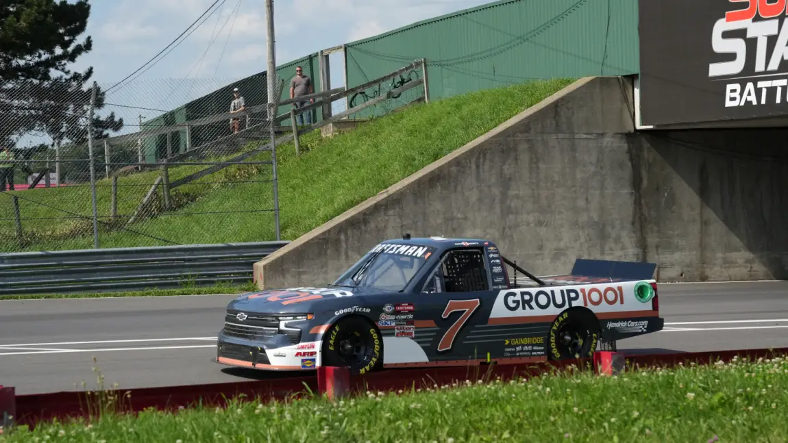 Marco Andretti NASCAR Craftsman Truck Series qualifying Mid-Ohio O'Reilly Auto Parts 150 2023