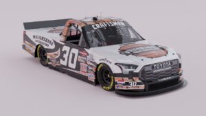 Ryan Vargas 2023 NASCAR Truck Series Richmond Raceway On Point Motorsports Williamsburg Contractors LLC primary sponsorship