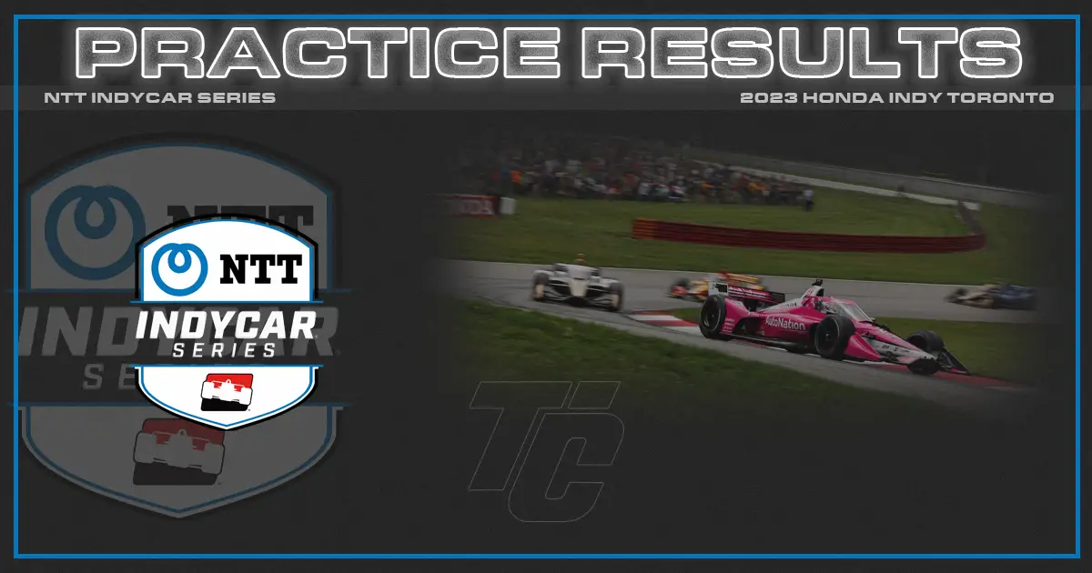 IndyCar practice results Honda Indy Toronto practice results Indy Toronto practice results