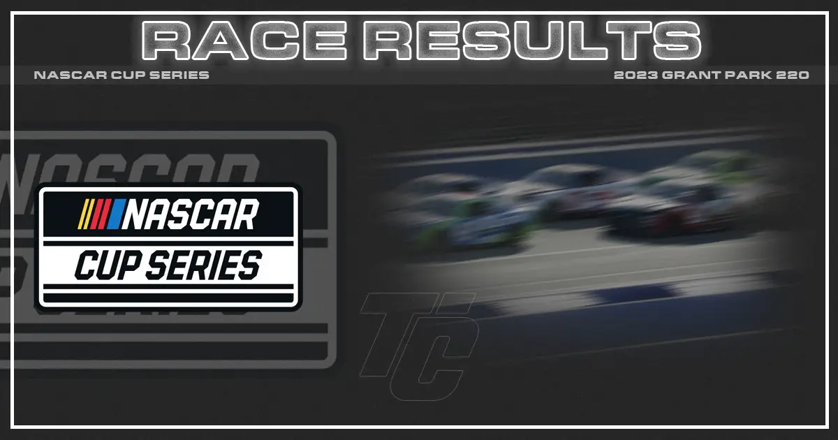 NASCAR Cup Series Grant Park 220 race results NASCAR Chicago Street Course race results