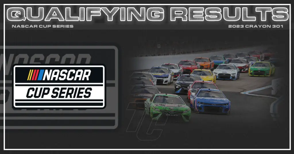 NASCAR Cup Crayon 301 at New Hampshire Starting Lineup