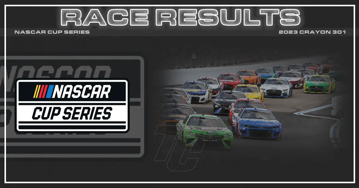 NASCAR Cup Crayon 301 race results Loudon New Hampshire NASCAR Loudon race results
