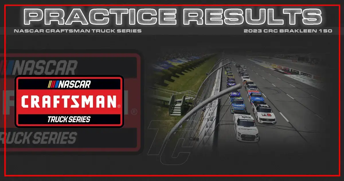 NASCAR truck practice results Pocono CRC Brakleen 150 practice results