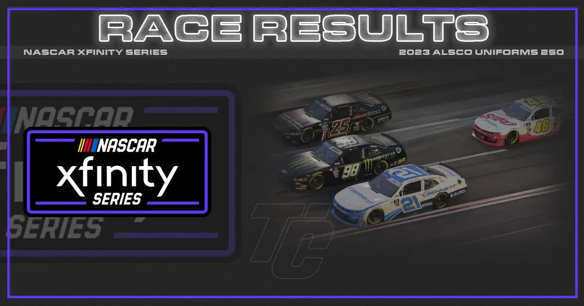 NASCAR Xfinity Alsco Uniforms 250 race results Atlanta NASCAR Xfinity Alsco 250 race results