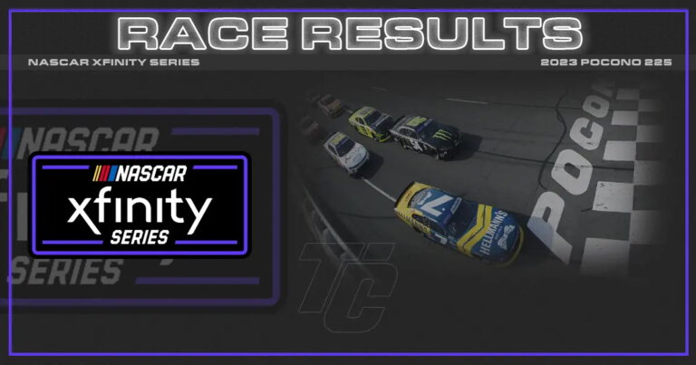 Explore the Pocono Mountains 225 race results NASCAR Xfinity Pocono results NASCAR Xfinity Pocono race results Explore the Pocono Mountains 225 results