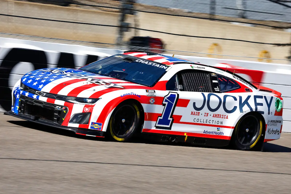 Jockey NASCAR sponsorship Trackhouse sponsors Ross Chastain Jockey Daniel Suarez Jockey