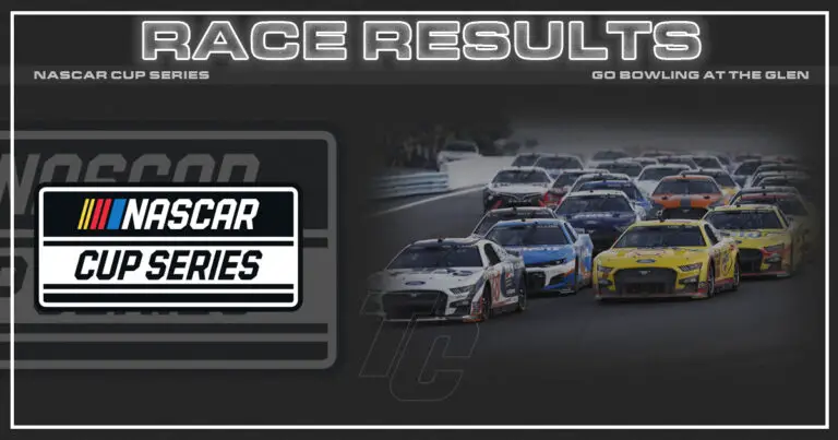 Go Bowling at The Glen race results NASCAR Cup Watkins Glen race results