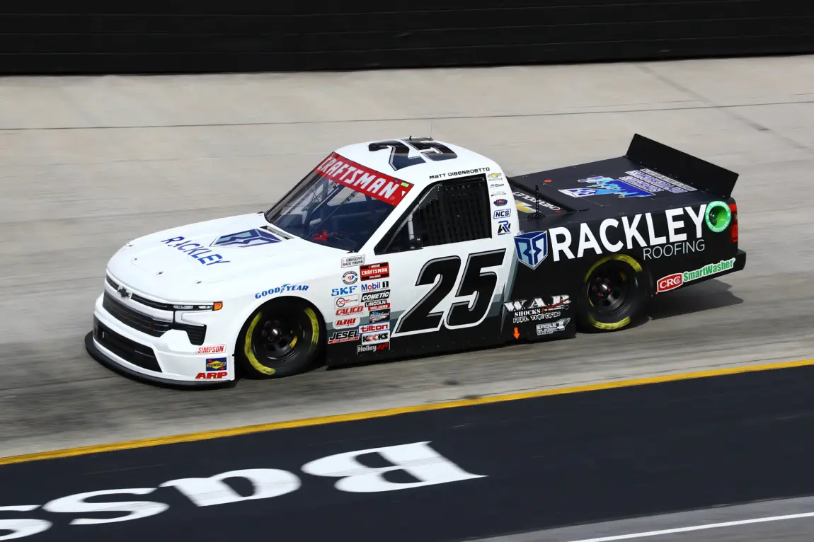 Matt DiBenedetto Rackley WAR driver change No. 25 truck 2023 NASCAR Craftsman Truck Series