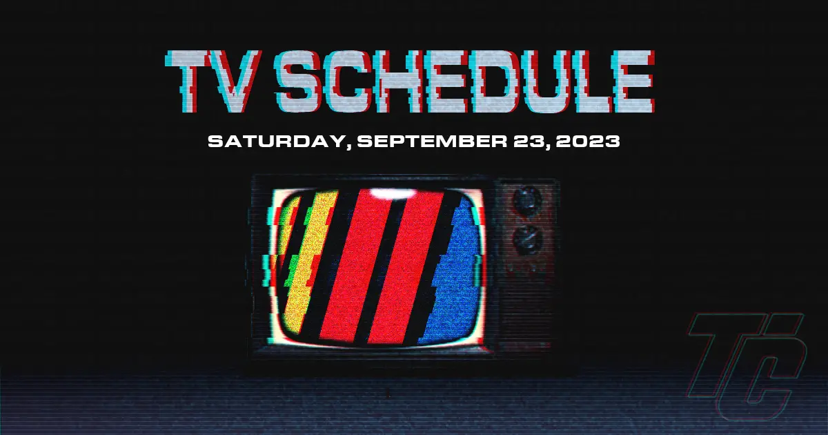 NASCAR TV Schedule Saturday September 23 2023 how to watch NASCAR Cup Series practice and qualifying How to watch the NASCAR Xfinity race What channel is NASCAR on today?