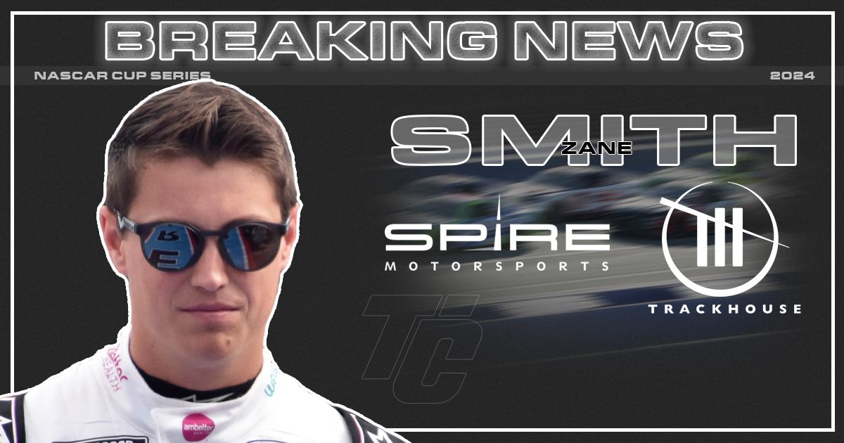 Zane Smith Trackhouse Racing Spire Motorsports 2024 NASCAR Cup Series