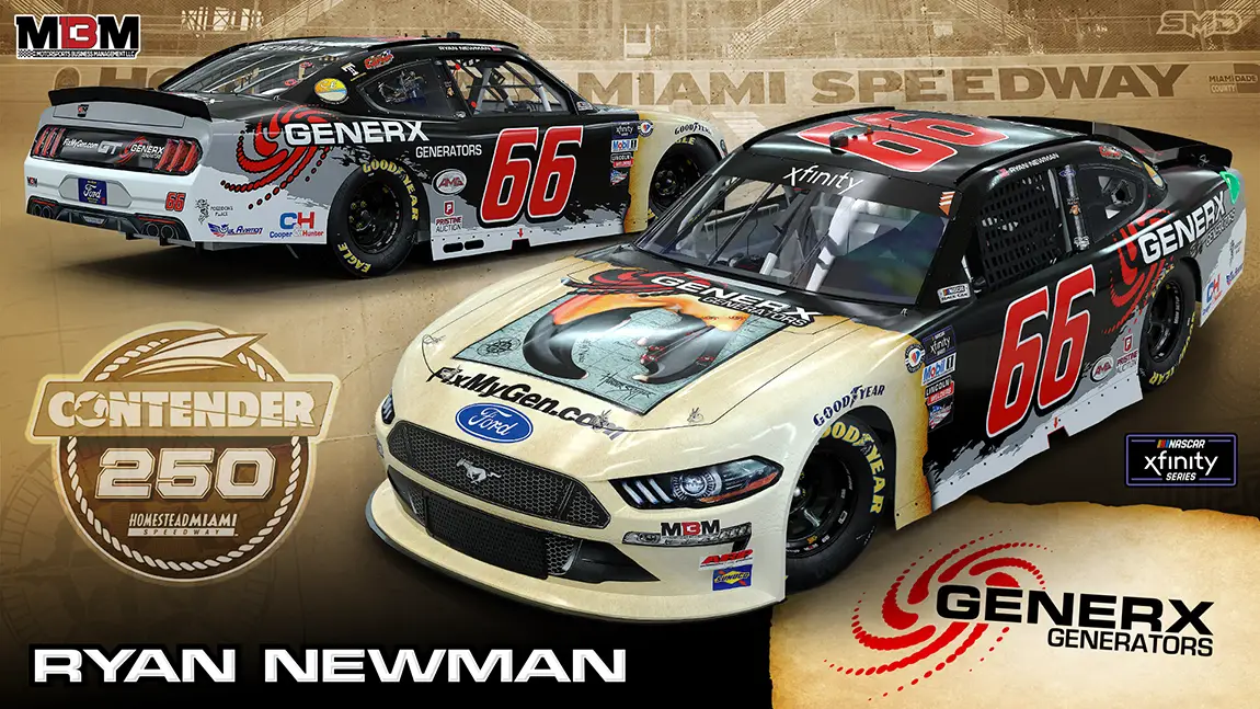 Ryan Newman MBM Motorsports Homestead-Miami Speedway NASCAR Xfinity Series Contender Boats 250