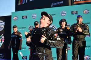 Sam Mayer Xfinity win Homestead 2023 post-race inspection JR Motorsports