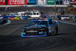 Sam Mayer wins Charlotte ROVAL Drive for the Cure 250 post-race inspection
