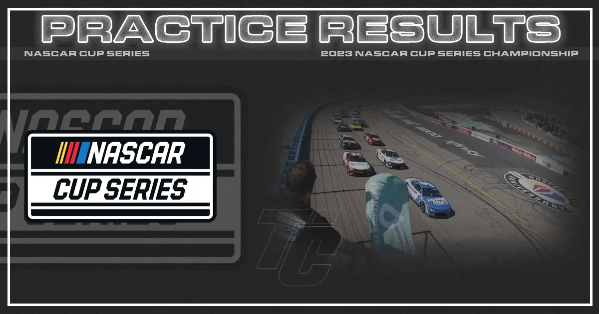 NASCAR Cup championship race practice results Phoenix Raceway