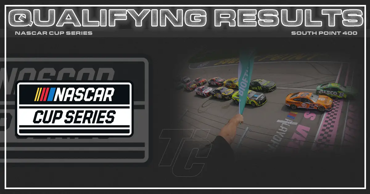 South Point 400 starting lineup NASCAR Cup Series Las Vegas Motor Speedway qualifying results