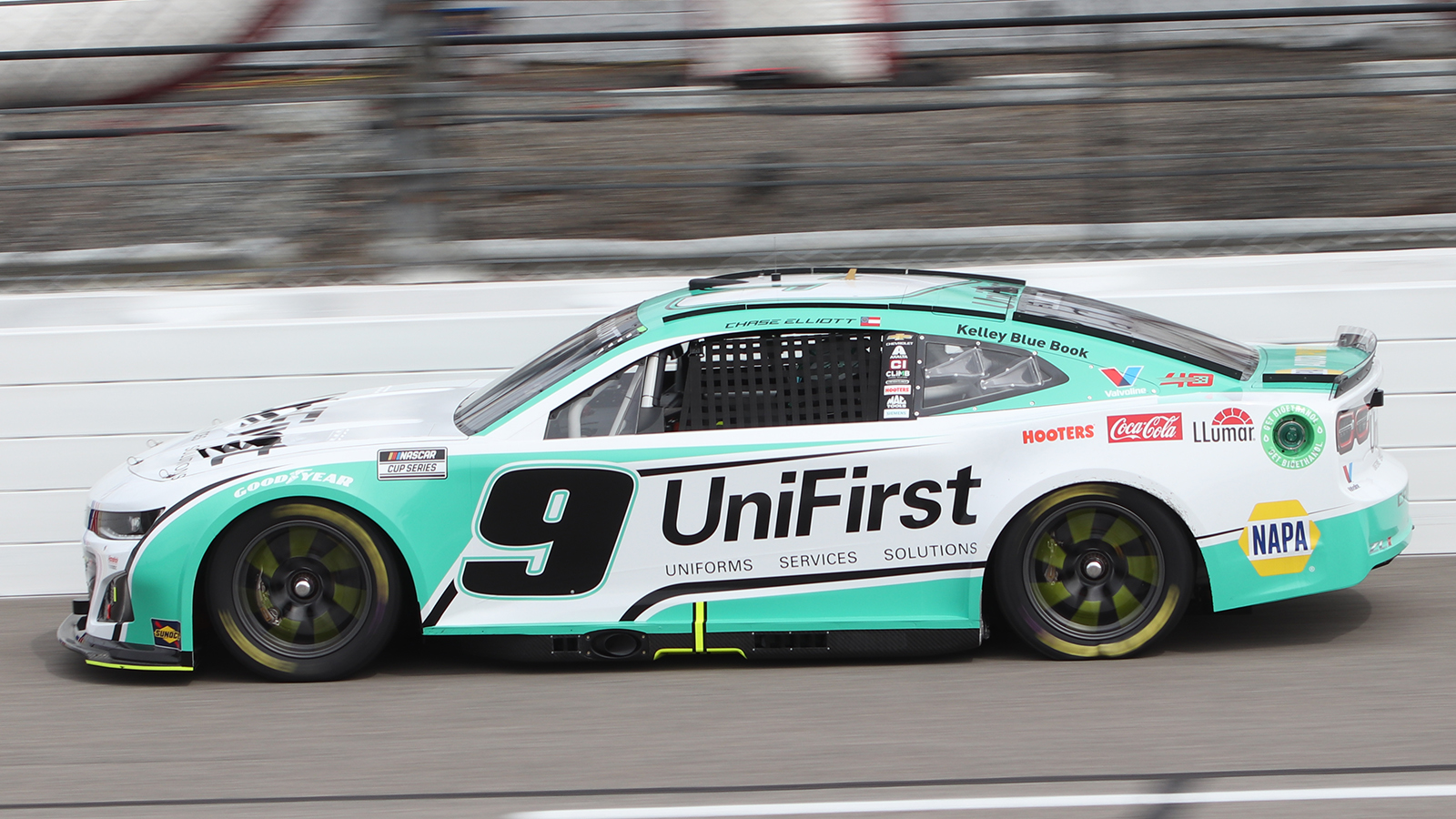 Chase Elliott 2024 UniFirst paint scheme Hendrick Motorsports NASCAR Cup Series