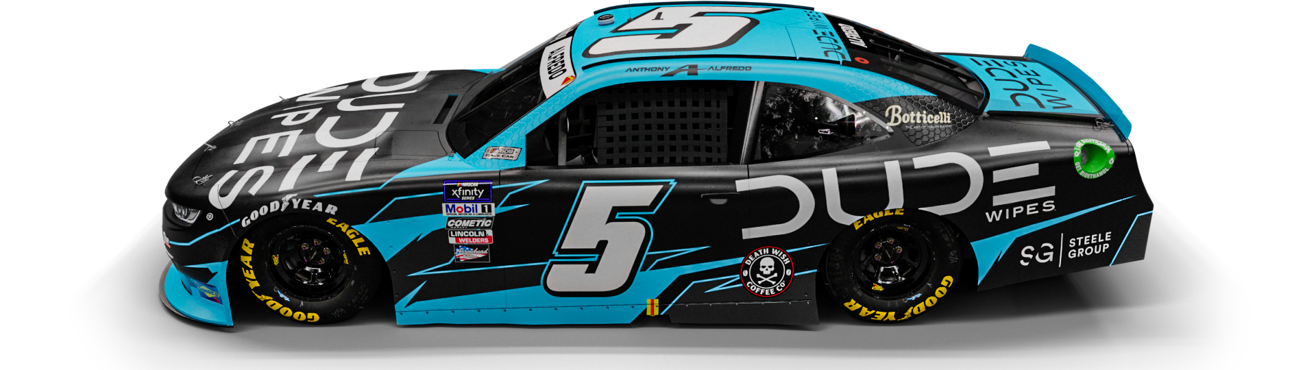 Anthony Alfredo 2024 paint scheme Dude Wipes Our Motorsports