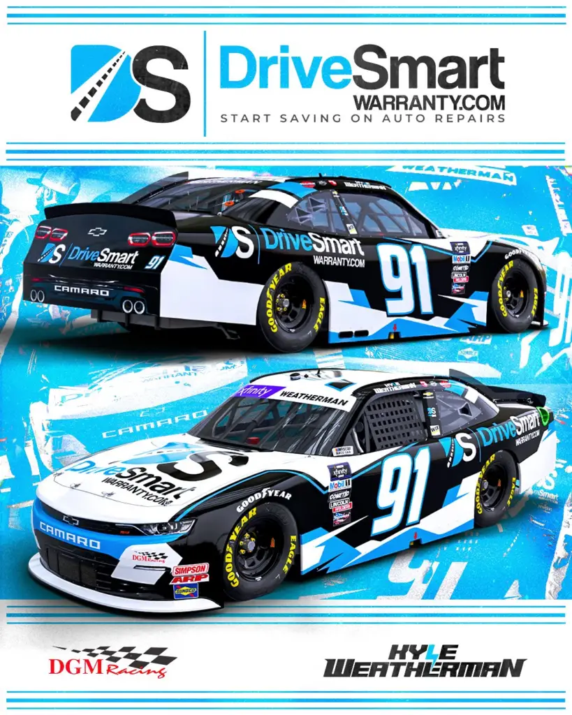 2024 No. 91 DGM Racing Paint Schemes | TobyChristie.com
