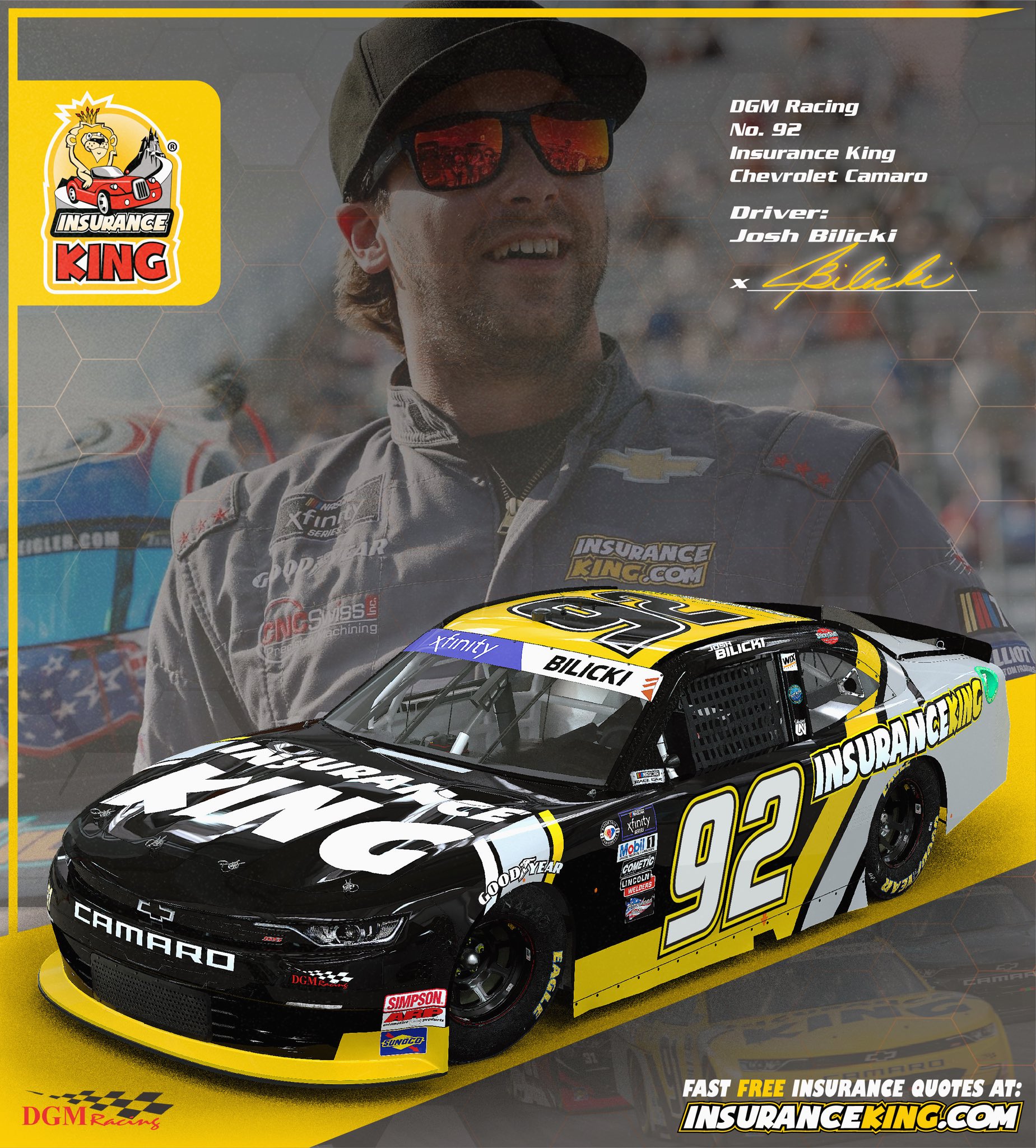 2024 No. 92 DGM Racing Paint Schemes | TobyChristie.com