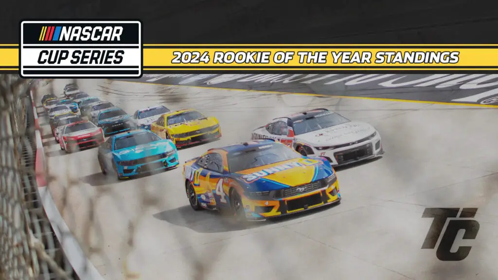 2024 NASCAR Cup Series Rookie of the Year standings Who leads the NASCAR rookie points?