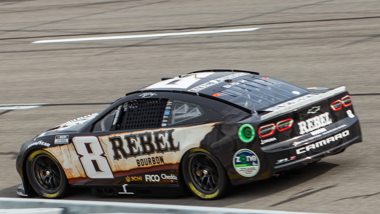 Kyle Busch 2024 Rebel Bourbon paint scheme Richard Childress Racing NASCAR Cup Series