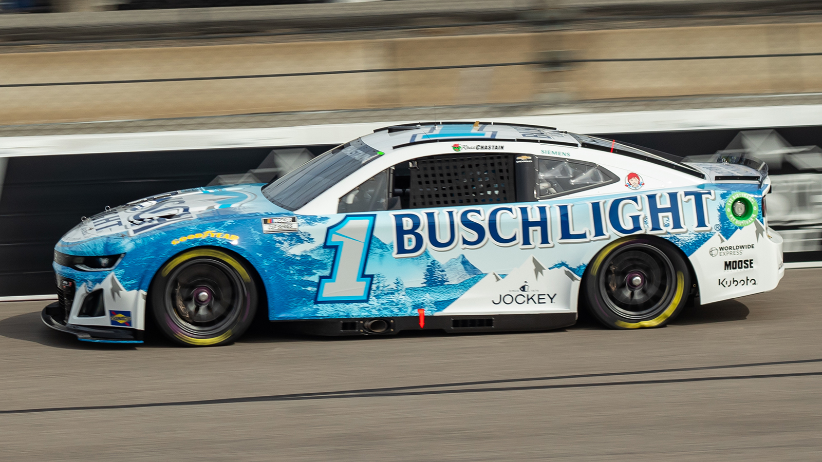 Ross Chastain 2024 Busch Light Iconic paint scheme Trackhouse NASCAR Cup Series