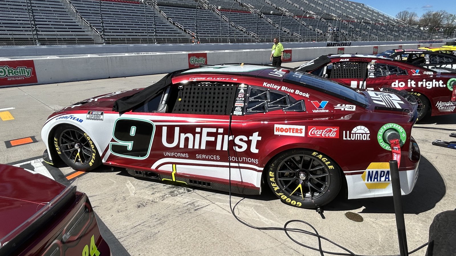 Chase Elliott Unifirst red 40th anniversary paint scheme Hendrick Motorsports NASCAR Cup Series