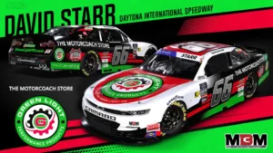David Starr MBM Motorsports 2024 NASCAR Xfinity Series Daytona