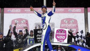 Daniel Suarez wins Atlanta Ambetter Health 400 inspection report NASCAR Cup Series post-race inspection