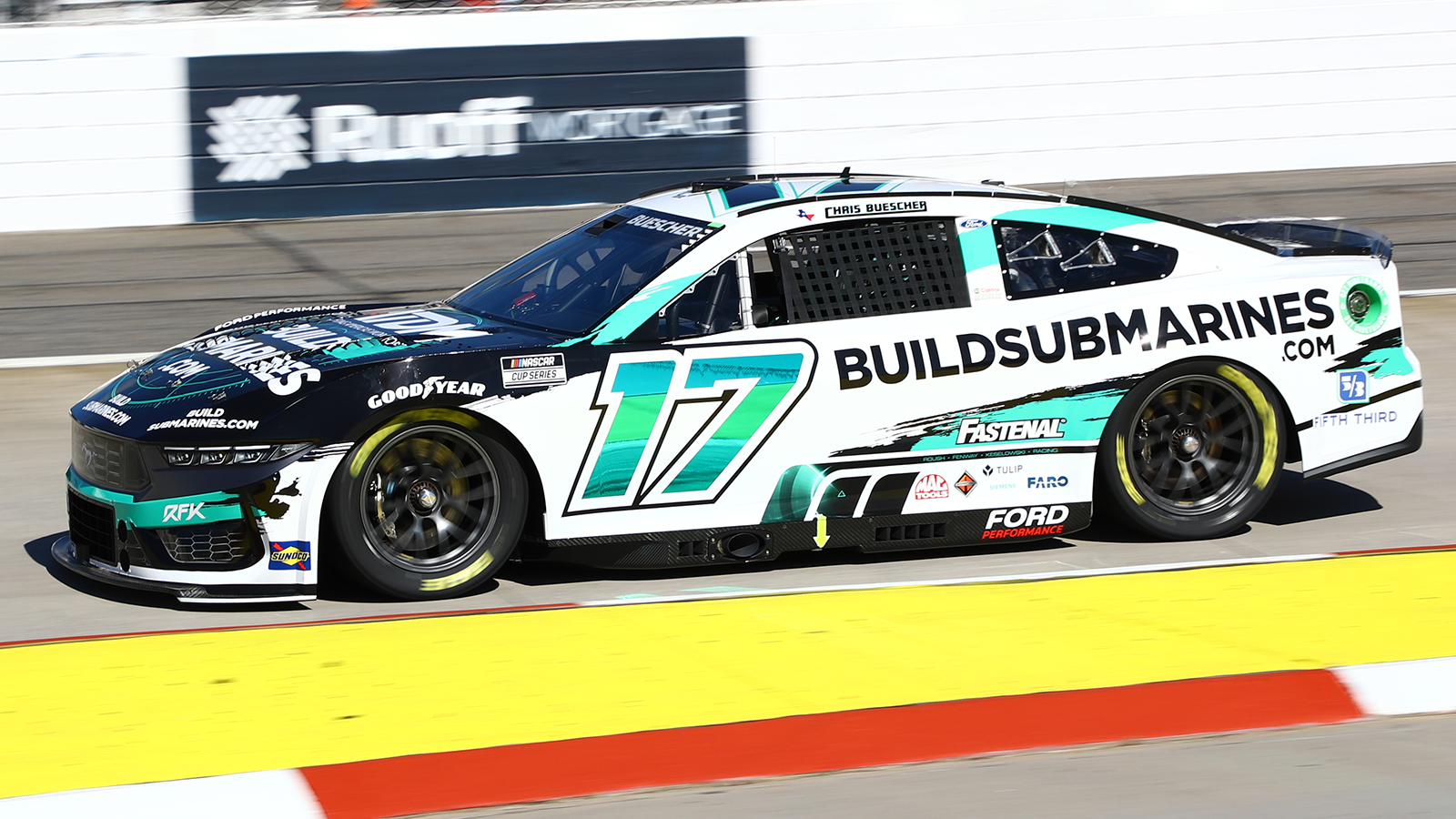 Chris Buescher 2024 BuildSubmarines.com paint scheme RFK Racing NASCAR Cup Series