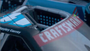 Bayley Currey roof flies off Atlanta Motor Speedway NASCAR Craftsman Truck Series FR8 208 video