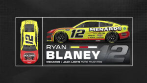 2024 Ryan Blaney Menards Jack Links paint scheme Team Penske NASCAR Cup Series