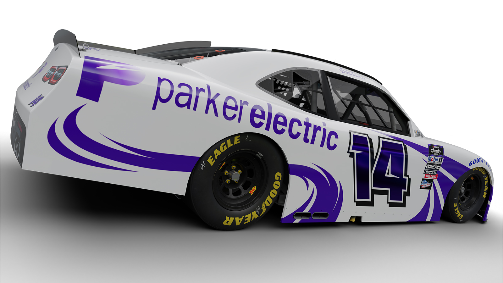 Logan Bearden Bearden Automotive Parker Electric paint scheme NASCAR Xfinity Series SS-GreenLight Racing