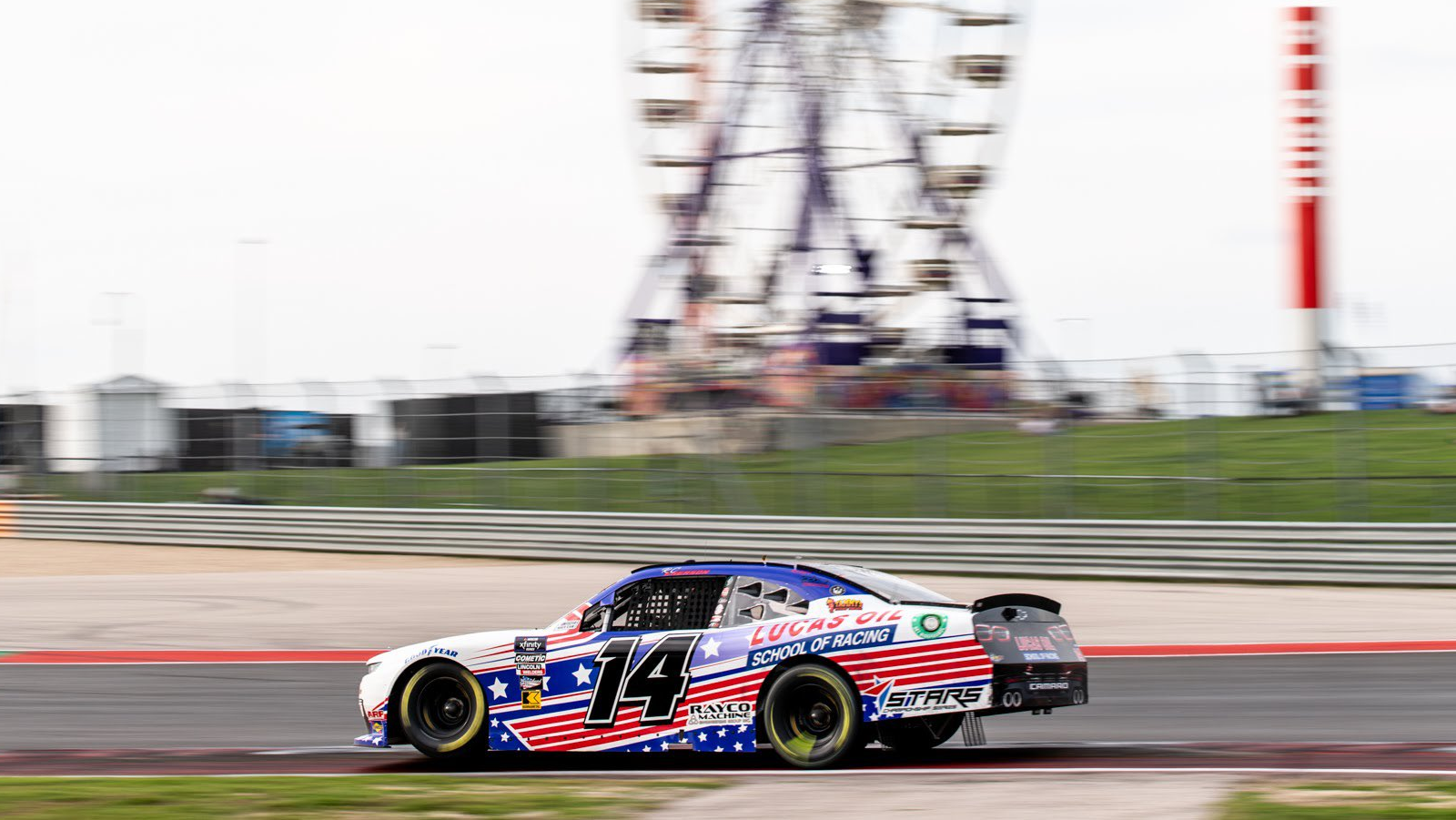 RC Enerson Lucas Oil driving School paint scheme SS-GreenLight Racing NASCAR Xfinity Series