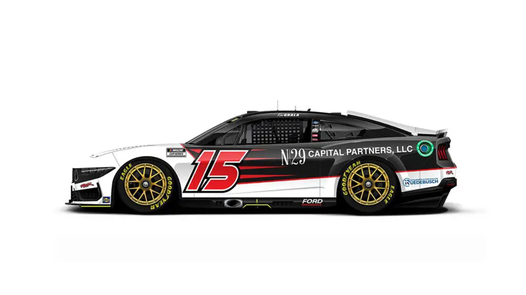Kaz Grala 2024 N29 Capital Partners paint scheme Rick Ware Racing NASCAR Cup Series