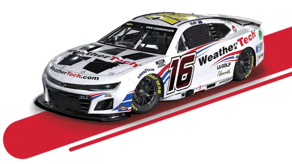 Shane van Gisbergen WeatherTech paint scheme 2024 NASCAR Cup Series Kaulig Racing