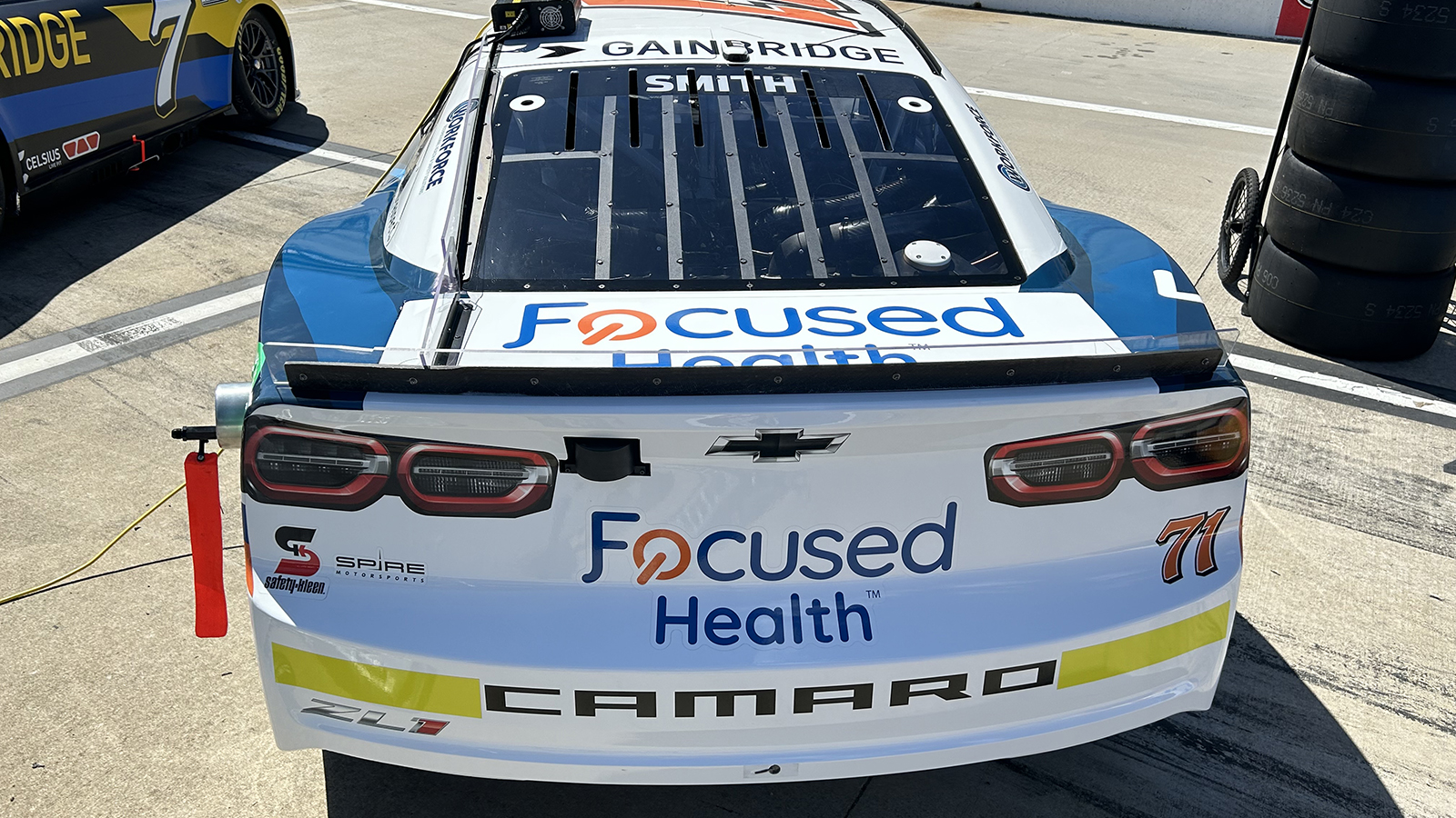 Zane Smith 2024 Focused Health paint scheme Spire Motorsports NASCAR Cup Series