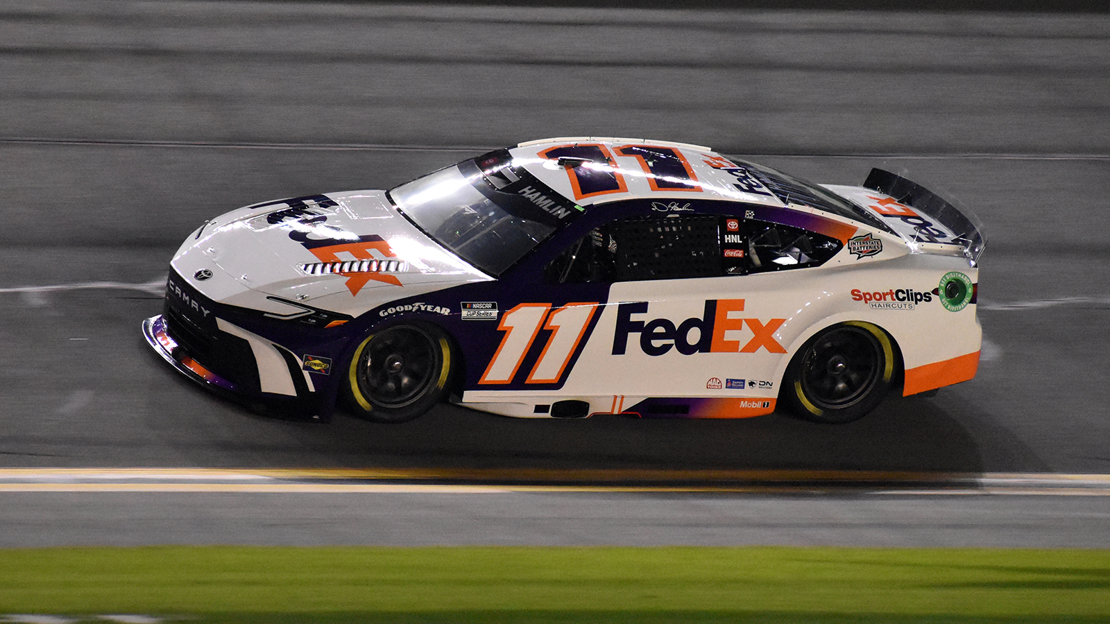 Denny Hamlin FedEx Paint Scheme Joe Gibbs Racing 2024 NASCAR Cup Series
