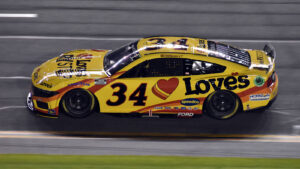 Michael McDowell 2024 Love's RV Stop paint scheme NASCAR Cup Series Front Row Motorsports