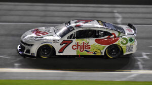 Corey LaJoie Chili's paint scheme Spire Motorsports 2024 NASCAR Cup Series