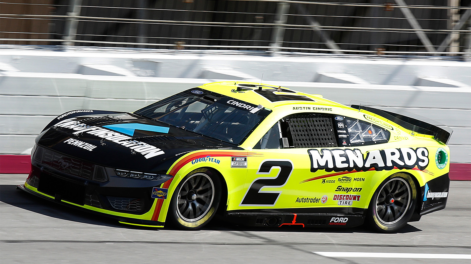 Austin Cindric Menards / Knauf paint scheme Team Penske 2024 NASCAR Cup Series