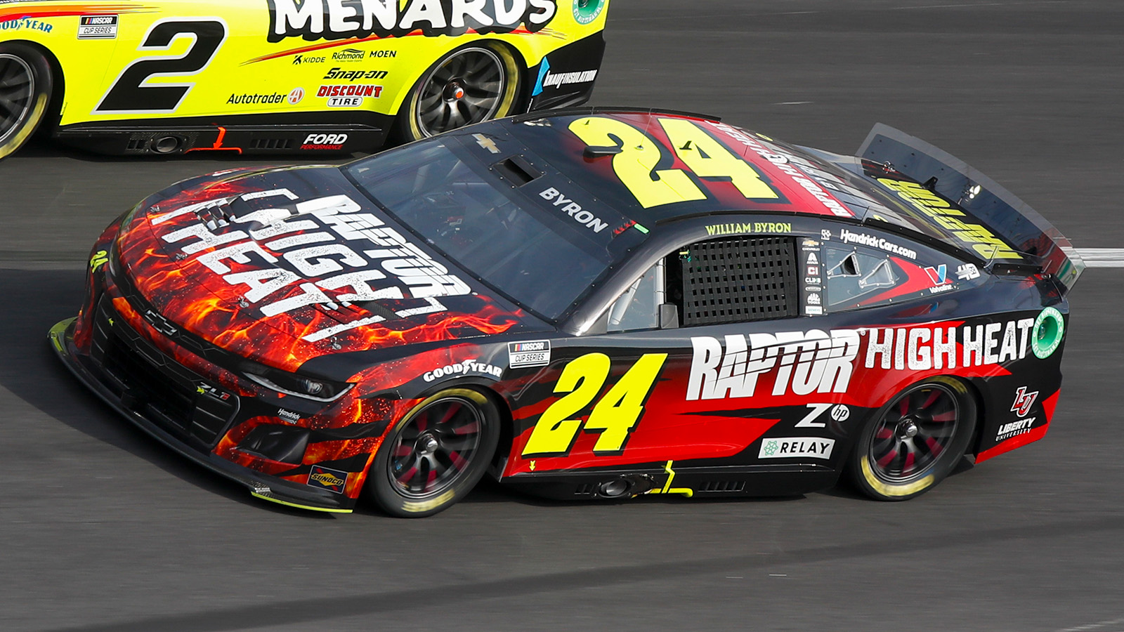 William Byron 2024 Raptor High Heat paint scheme Hendrick Motorsports NASCAR Cup Series