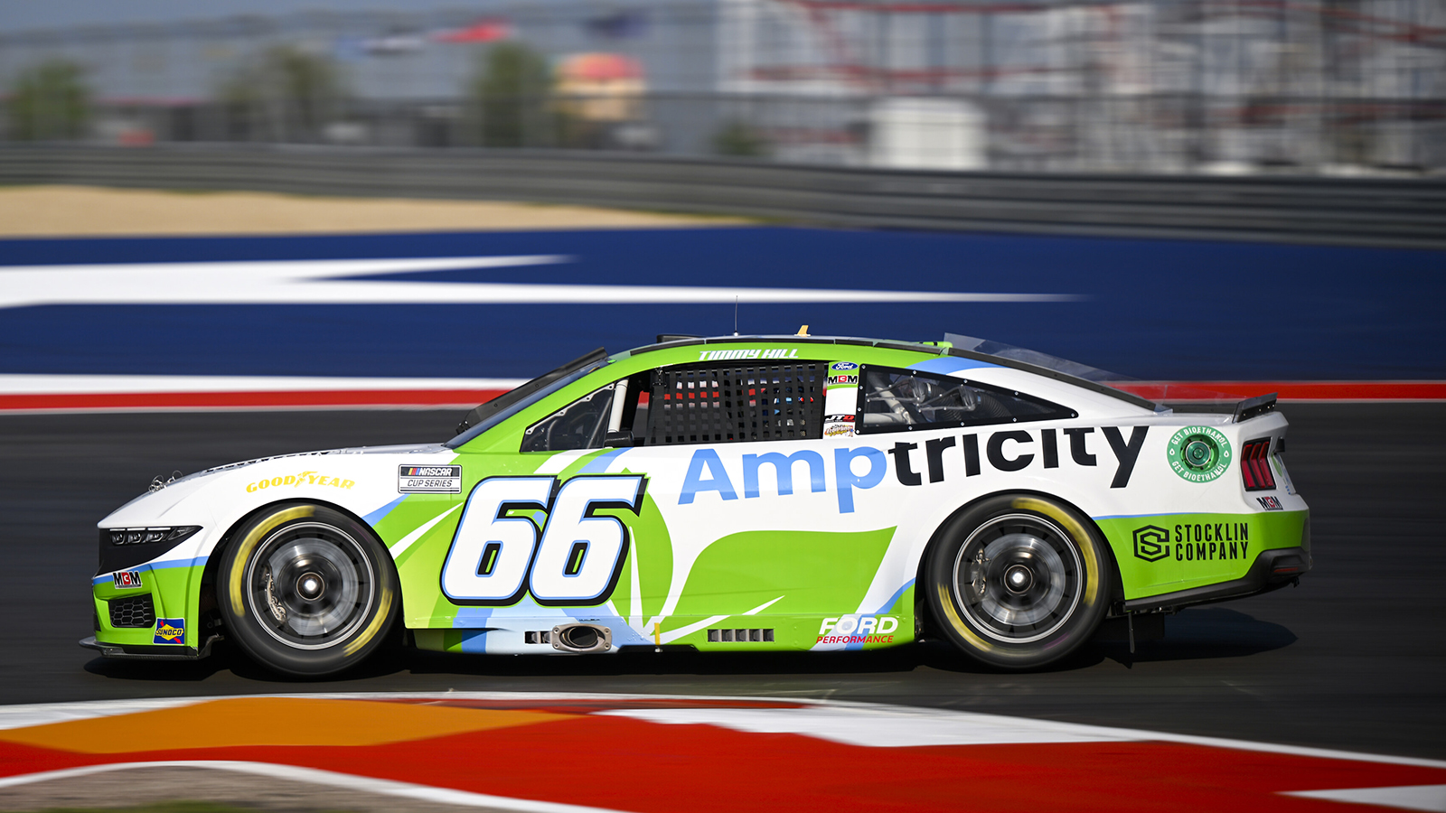 Timmy Hill 2024 Amptricity paint scheme Power Source NASCAR Cup Series