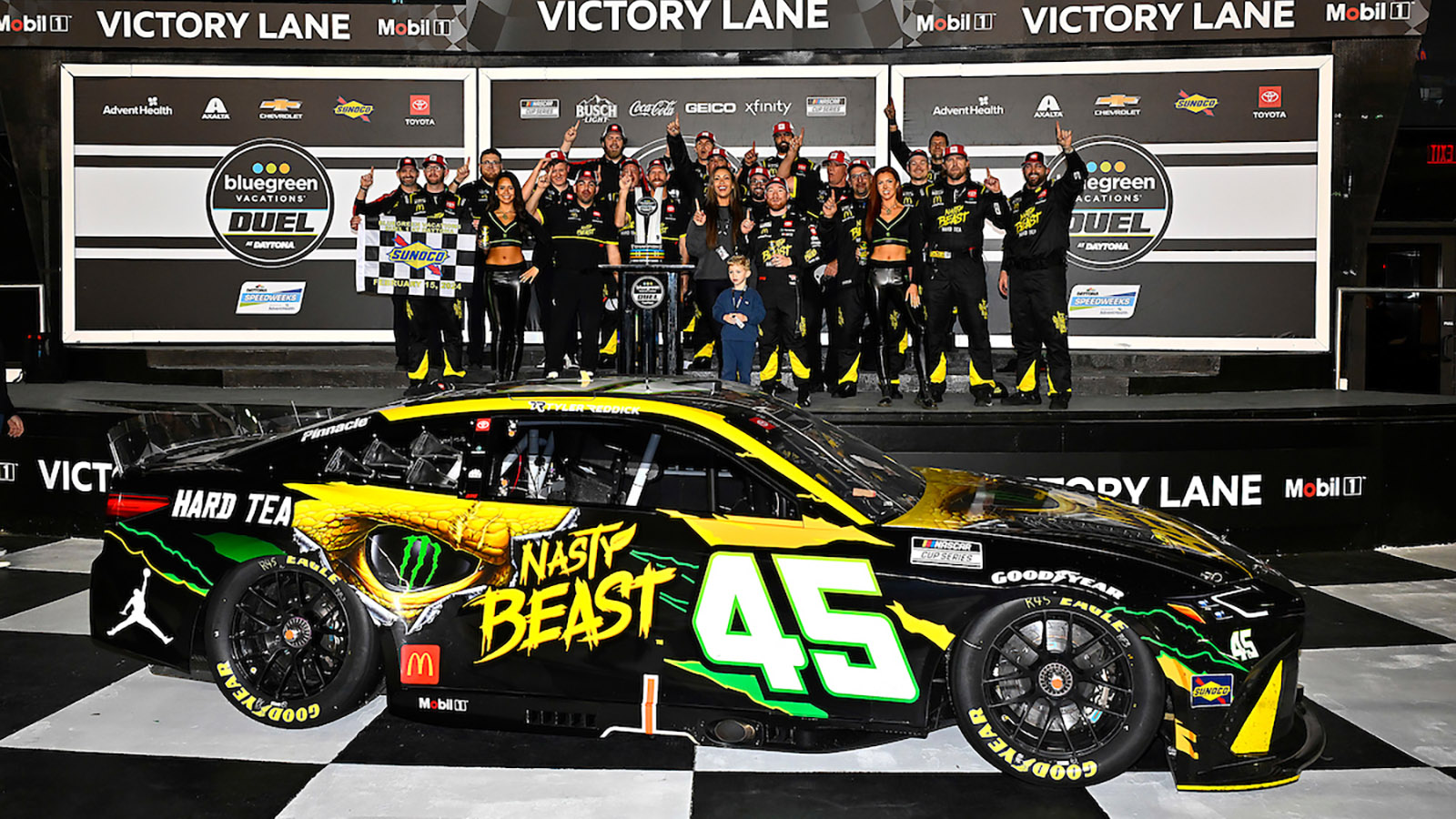 Tyler Reddick 2024 Nasty Beast paint scheme 23XI Racing NASCAR Cup Series