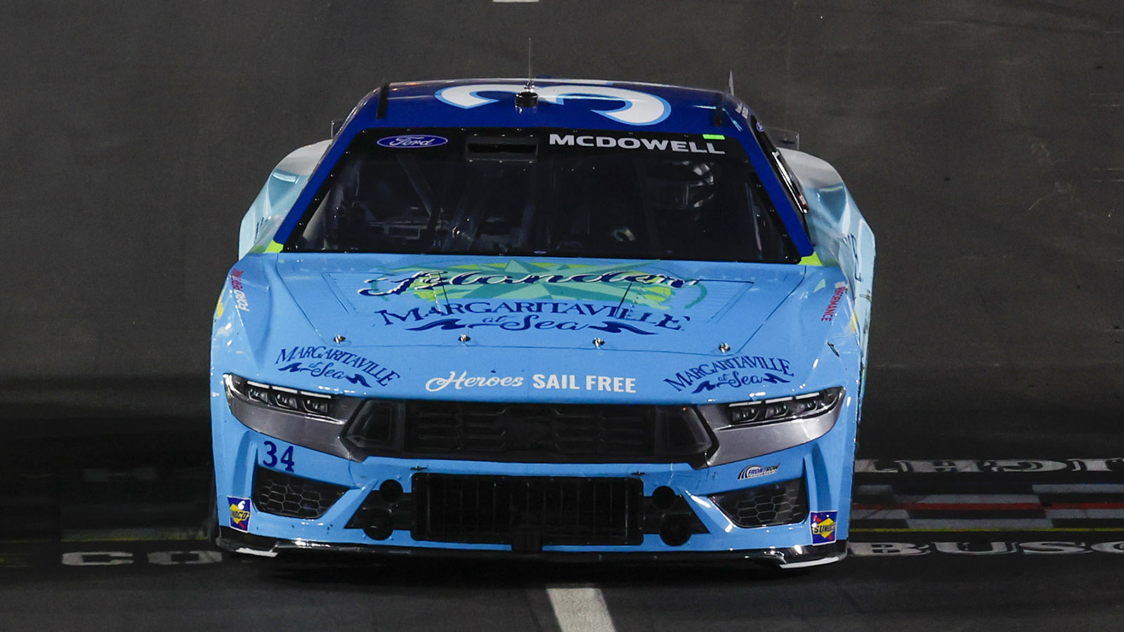 Michael McDowell 2024 Margaritaville at Sea paint scheme Front Row Motorsports NASCAR Cup Series