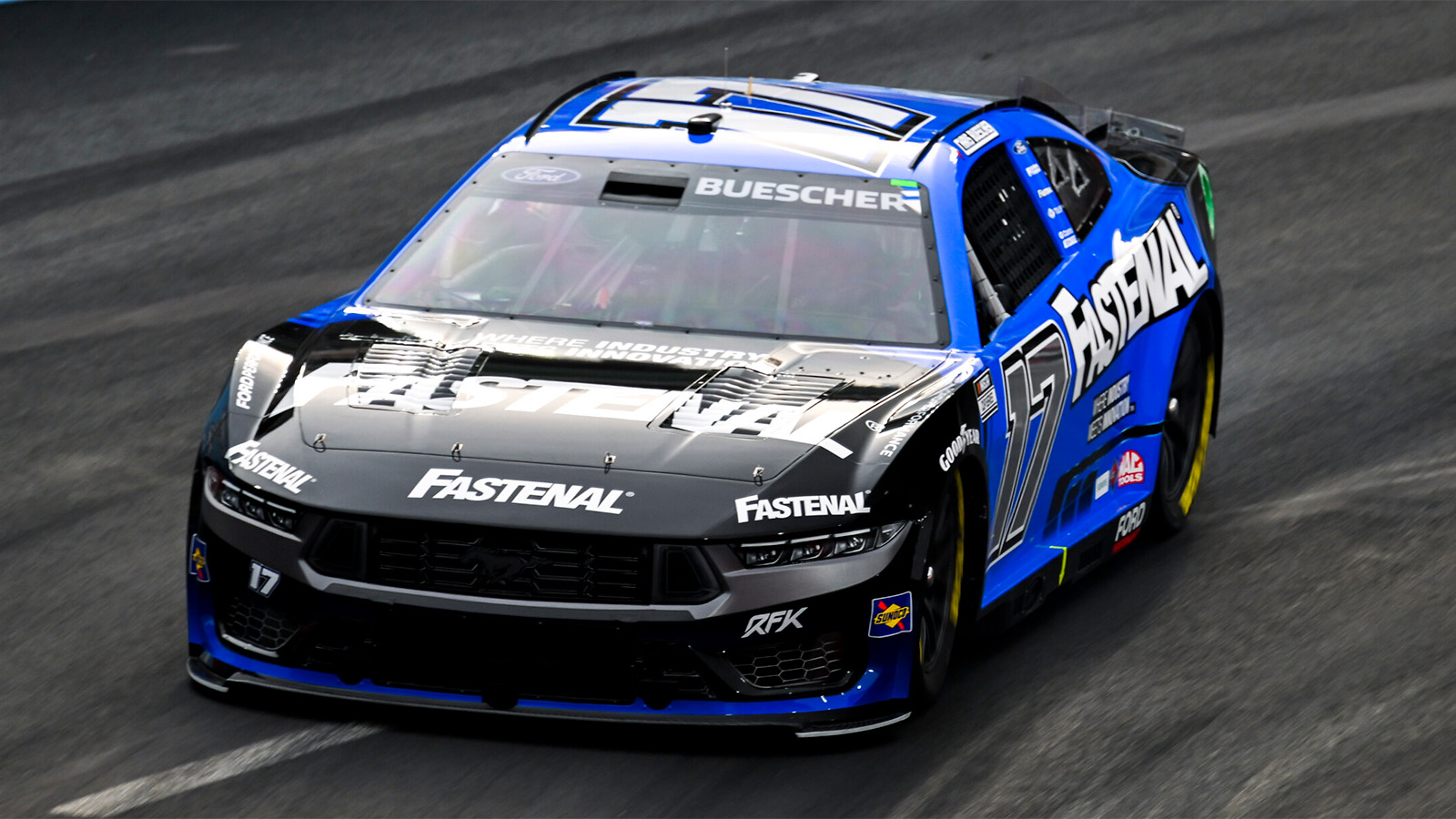 Chris Buescher fastenal paint scheme RFK Racing 2024 NASCAR Cup Series