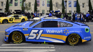 Justin Haley 2024 Walmart health & fitness paint scheme Rick Ware Racing NASCAR Cup Series