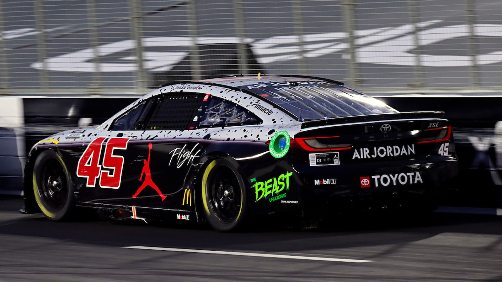 Tyler Reddick 2024 Jordan Brand Flight Paint Scheme 23XI Racing NASCAR Cup Series