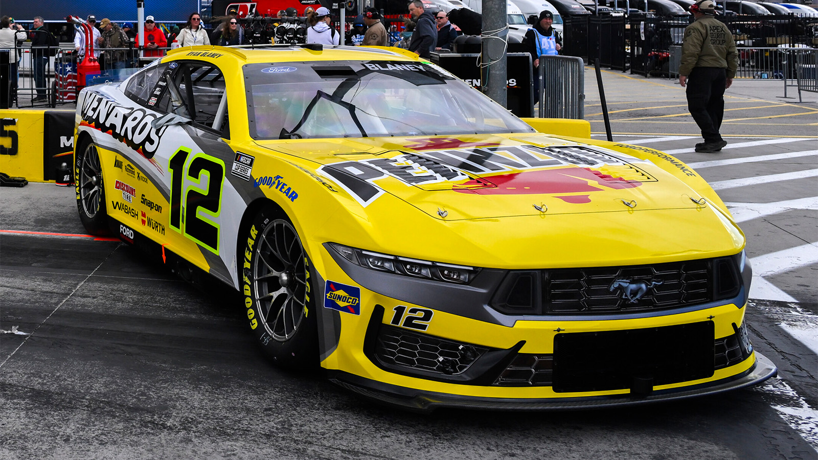 Ryan Blaney Menards / Pennzoil paint scheme Team Penske 2024 NASCAR Cup Series