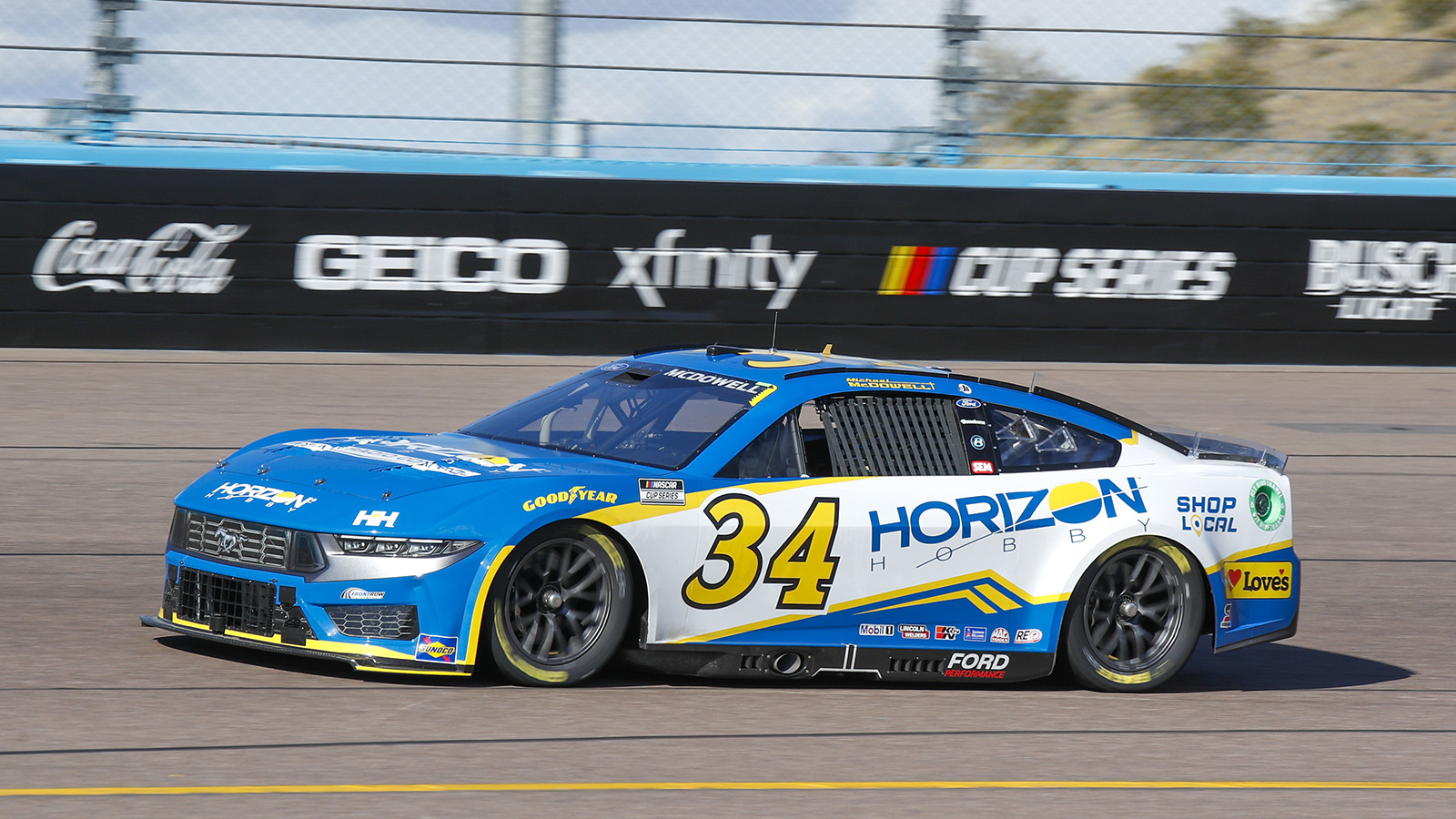 Michael McDowell 2024 Horizon Hobby paint scheme Front Row Motorsports NASCAR Cup Series